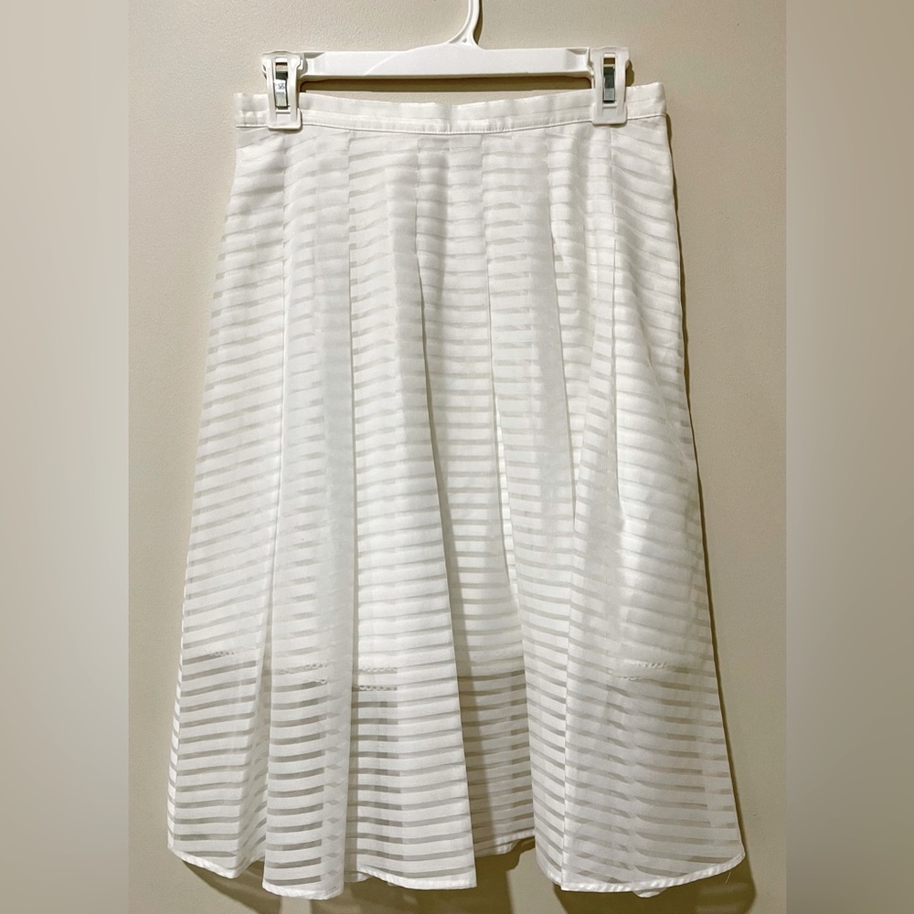 White Midi Anthropologie Shirt